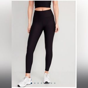 Old Navy High-waisted PowerSoft 7/8th Leggings for Women, Size M, NWT in Black
